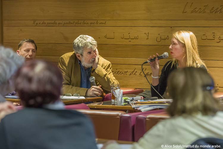 Café littéraire avec Florence Quentin autour de l'ouvrage qu'elle a dirigé "le livre des Egyptes" , éd. Robert Laffont, Mercredi 11 Février 2015, Institut du monde arabe, Paris.