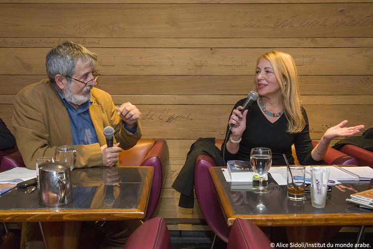 Café littéraire avec Florence Quentin autour de l'ouvrage qu'elle a dirigé "le livre des Egyptes" , éd. Robert Laffont, Mercredi 11 Février 2015, Institut du monde arabe, Paris.