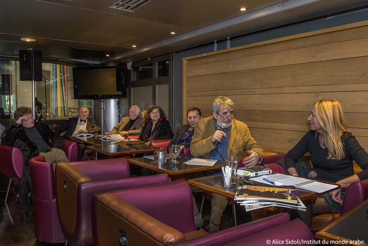 Café littéraire avec Florence Quentin autour de l'ouvrage qu'elle a dirigé "le livre des Egyptes" , éd. Robert Laffont, Mercredi 11 Février 2015, Institut du monde arabe, Paris.