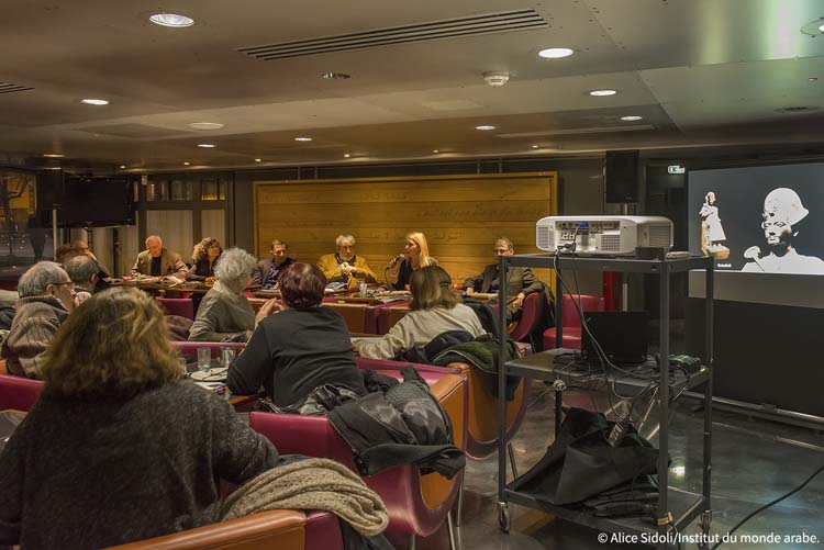 Café littéraire avec Florence Quentin autour de l'ouvrage qu'elle a dirigé "le livre des Egyptes" , éd. Robert Laffont, Mercredi 11 Février 2015, Institut du monde arabe, Paris.