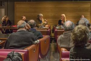 Café littéraire avec Florence Quentin autour de l'ouvrage qu'elle a dirigé "le livre des Egyptes" , éd. Robert Laffont, Mercredi 11 Février 2015, Institut du monde arabe, Paris.